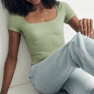 Madewell Green Top - Medium